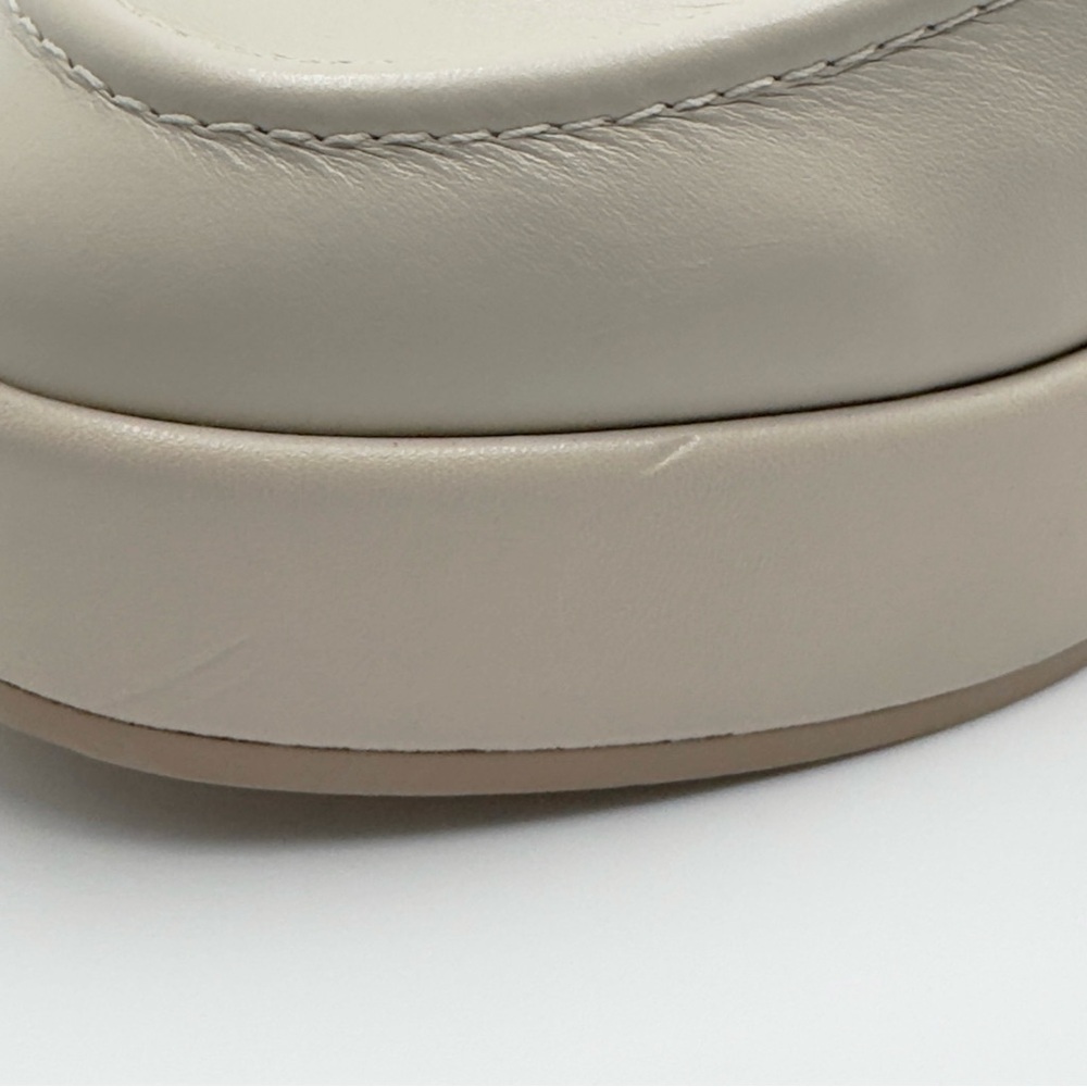 NEW Dolce Vita Yanni Platform Loafer Shoes Round Toe Women's Ivory Size US 7.5 - Picture 9 of 12